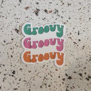 10/$10 NEW Groovy Hippie Retro Sticker